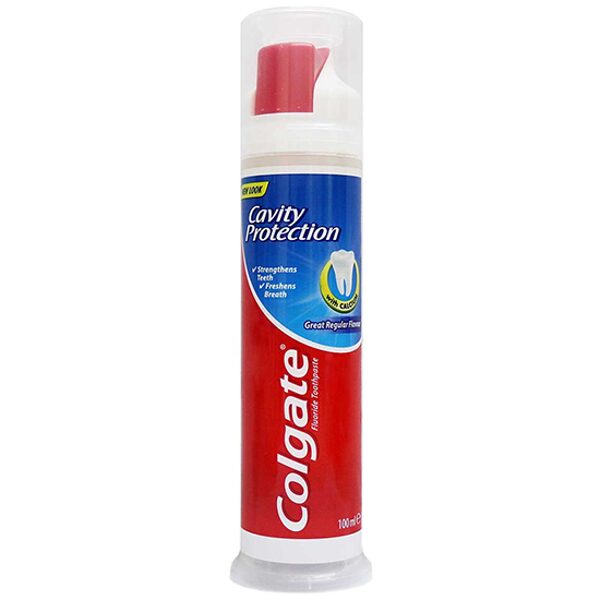 Colgate zobu pasta Cavity Protection ar dozatoru 100ml