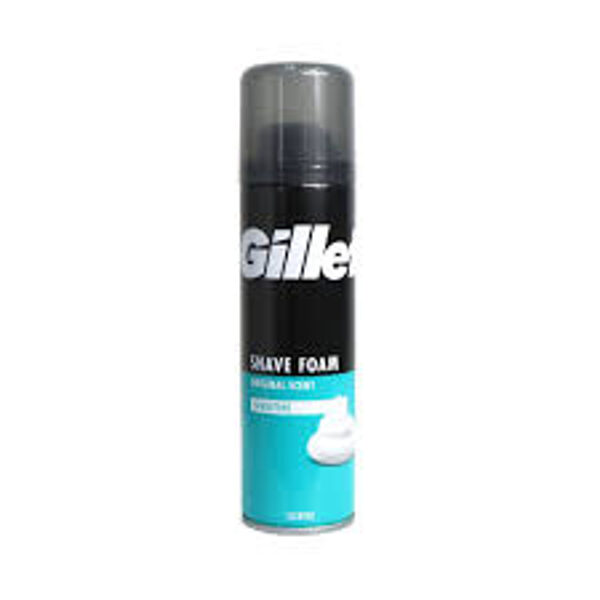 Gillette shave foam original scent sensitive, 200.ml.