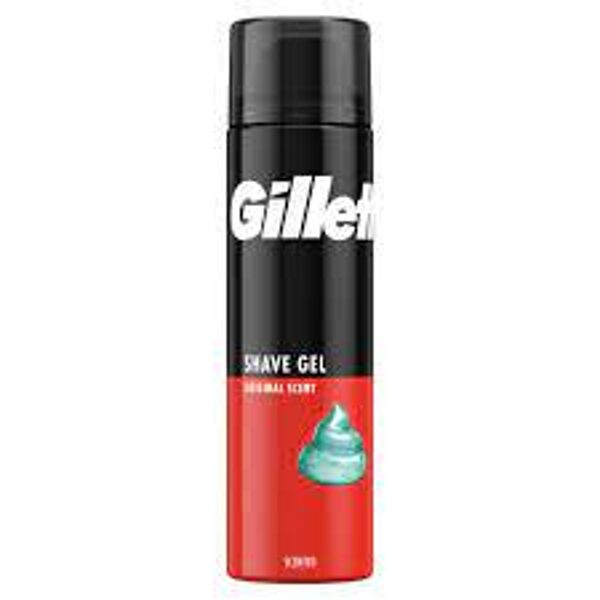 Gillette shave gel original scent, 200.ml.